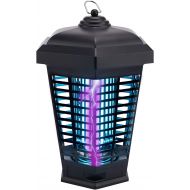 Lanpuly Bug Zapper Outdoor Mosquito Trap Fly Killer, 4200v Electric Insect Lamp Catcher Powerful for Flies Waterproof - Electronic Light Bulb for Garden, Backyard, Patio Large, Home, Plug