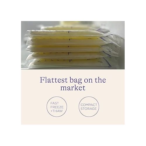 란시노 Lansinoh Breastmilk Storage Bags, 200 Count Value Pack, Easy to Use Breast Milk Storage Bags for Feeding, Baby Essentials, Presterilized, Hygienically Doubled-Sealed for Freezing & Refrigeration, 6 OZ