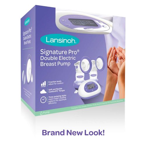 란시노 Lansinoh Signature Pro Double Portable Electric Breast Pump with LCD Screen