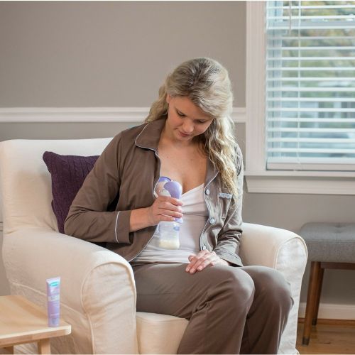 란시노 [아마존베스트]Lansinoh Manual Breast Pump with Stimulation and Expression Modes, Single Pump Included,...