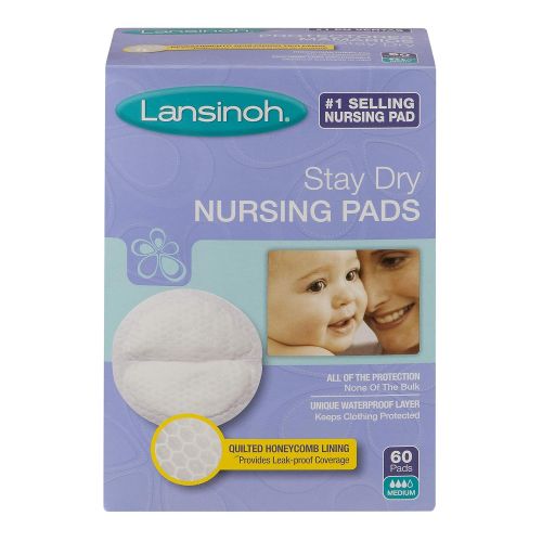 란시노 [아마존베스트]Lansinoh 20265 Disposable Stay Dry Night and Day, 60 pads