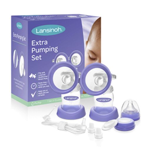 란시노 [아마존베스트]Lansinoh Extra Pumping Set with Breast Pump Parts