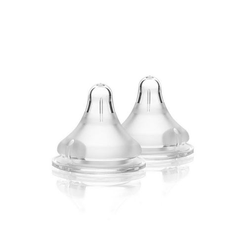 란시노 Lansinoh NaturalWave Bottle Nipples, Fast Flow, 2 count