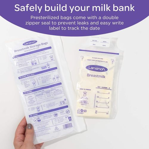 란시노 Lansinoh Breastmilk Storage Bags, 50 count