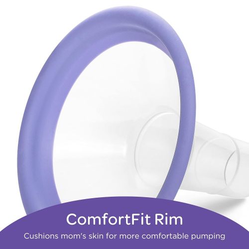 란시노 Lansinoh ComfortFit Breast Pump Flanges, 2 count Large Size