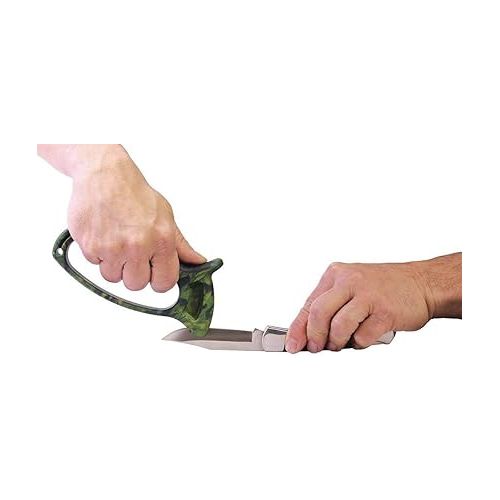  Lansky Deluxe Quick Edge Knife Sharpener with Replaceable Carbide Element (Camo) - LSTCNCG