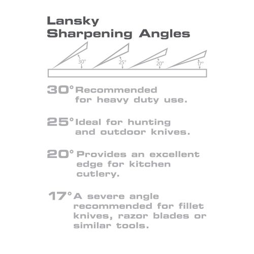  Lansky 4-Stone Deluxe Diamond System | Precision Knife Sharpening Kit