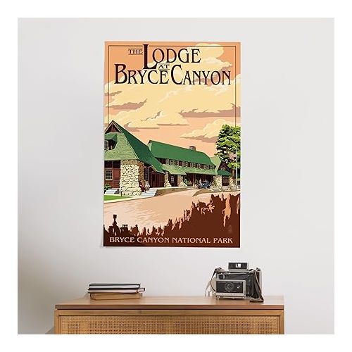  24x36 Inch Giclee Print, The Lodge at Bryce Canyon, Utah