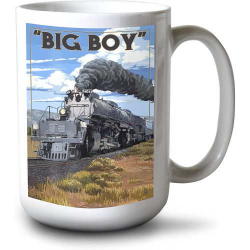  Lantern Press Big Boy Steam Engine 4014 (15oz White Ceramic Mug)