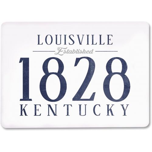  Lantern Press Louisville, Kentucky, Established Date (Blue) (Playing Card Deck, 52 Card Poker Size with Jokers)