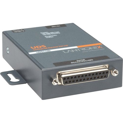  [아마존베스트]Lantronix, Inc Lantronix UD1100001-01 UDS1100 - One Port Serial (RS232/ RS422/ RS485) to IP Ethernet Device Server - UL864, US Domestic 110VAC - Convert from RS-232, RS-485 to Ethernet using Seri