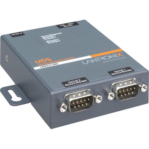  [아마존베스트]Lantronix, Inc Lantronix 2 Port Serial (RS232/ RS422/ RS485) to IP Ethernet Device Server - US Domestic 110 VAC