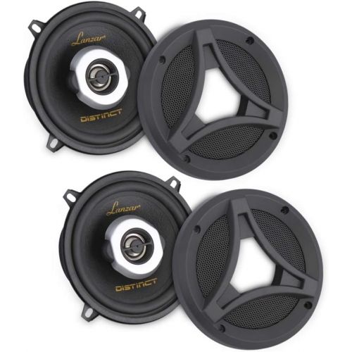  [아마존베스트]2-Way Universal Car Stereo Speakers - 160W Coaxial 5.25 Universal OEM Quick Replacement Component Speakers Vehicle Door/Side Panel Mount Compatible, Pro Audio Car Speakers - Lanzar