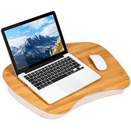 LapGear Bamboo Lap Desk - Natural Bamboo - Fits up to 17.3 Inch Laptops - Style No. 91697