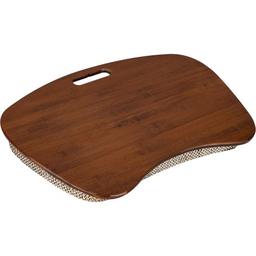  LapGear Bamboo Lap Desk - Chestnut Bamboo - Fits up to 17.3 Inch Laptops - Style No. 91692