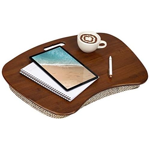  LapGear Bamboo Lap Desk - Chestnut Bamboo - Fits up to 17.3 Inch Laptops - Style No. 91692