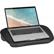 [아마존베스트]LapGear Mydesk Lap Desk with Device Ledge and Phone Holder - Black - Fits Up to 15.6 Inch Laptops - Style No. 44448