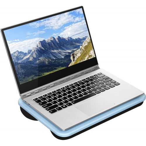  [아마존베스트]LapGear Compact Lap Desk - Alaskan Blue - Fits Up to 13.3 Inch Laptops - Style No. 43103