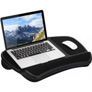 [아마존베스트]LapGear Original XL Laptop Lap Desk with Storage Pockets - Black - Style No. 45592