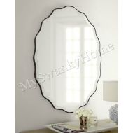 Large Shaped RUFFLED OVAL 40 Wall Mirror