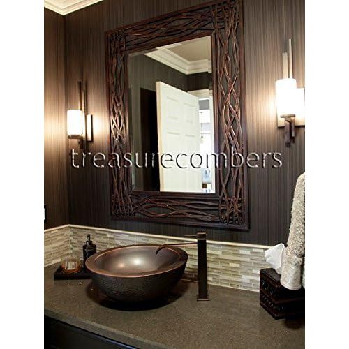  Large WOVEN SEA GRASS Wall Mirror