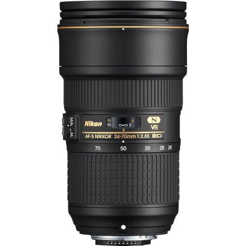  Nikon 24-70mm f2.8E VR AF-S ED Nikkor Zoom Lens - (Certified Refurbished)