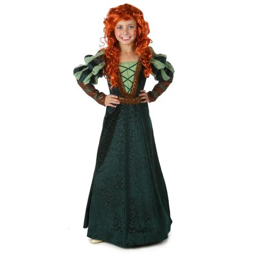  Largemouth Girls Brave Forest Princess Costume Child Green