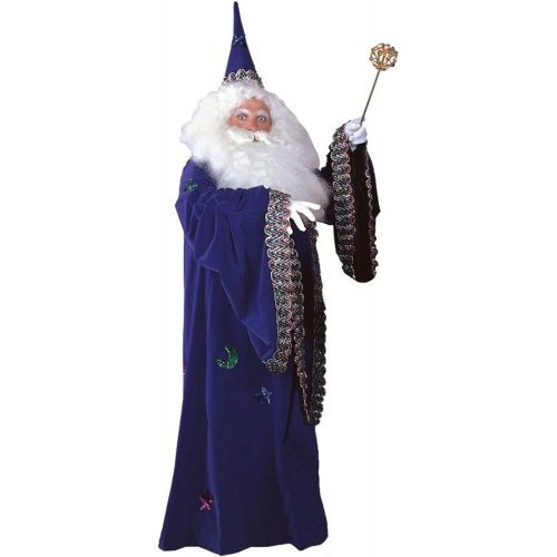 Largemouth Mens Deluxe Merlin Costume Robe Hat One Size