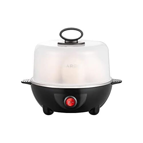  [아마존베스트]Larjie Electric Egg Boiler Cooker Rapid Poacher 7 or 14 Capacity Soft Medium Hard Boiled or Poached for Hard Boiled Scrambled Eggs or Omelets Steamed Vegetables Seafood w/Auto Shut Off Fe