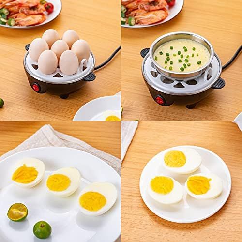  [아마존베스트]Larjie Electric Egg Boiler Cooker Rapid Poacher 7 or 14 Capacity Soft Medium Hard Boiled or Poached for Hard Boiled Scrambled Eggs or Omelets Steamed Vegetables Seafood w/Auto Shut Off Fe