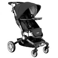 Larktale coast stroller Compact Full-Featured stroller for Infants and Toddlers Ultra Compact Fold Best stroller for Newborns - Full Recline and Infant Car Seat Compatible - Build