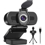 [아마존베스트]Larmtek 1080p Full Hd Webcam with Webcam Cover,Computer Laptop Pc Mac Desktop Camera for Conference and Video Call,Pro Stream Webcam with Plug and Play Video Calling,Webcam Stand I