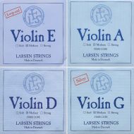 Larsen 4/4 Violin String Set Medium Gauge with Loop-End E
