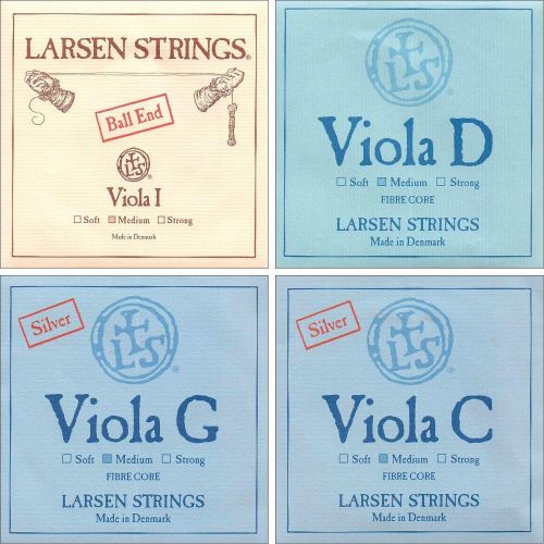  Larsen up to 16.5 Viola String Set Medium Gauge with Ball-End A