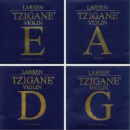 Larsen Tzigane 4/4 Violin String Set - Medium Gauge with Loop-end E