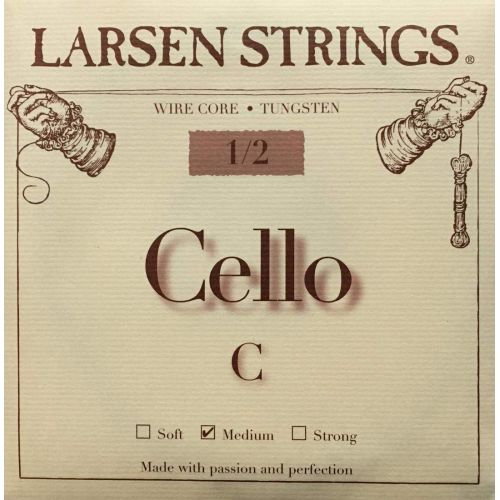  Larsen Cello C String Wire Core 1/2 Size Medium