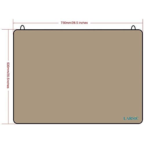  Larsic Stove Cover - Thick Natural Rubber Sheet Protects Electric Stove Top. Anti-Slip Coating, Waterproof, Heat Resistant, Foldable. Prevents Scratching, Expands Usable Space (28.