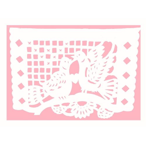  Las Artesanas White Tissue Paper Papel Picado Wedding Theme (10 Pack Rectangle Tissue)