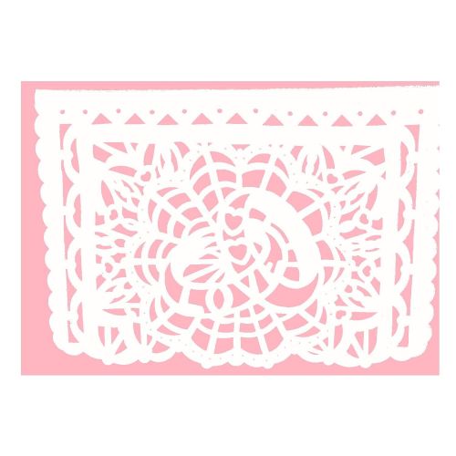  Las Artesanas White Tissue Paper Papel Picado Wedding Theme (10 Pack Rectangle Tissue)