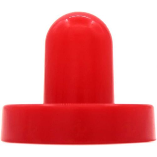  lasenersm 1 Set Mini Air Hockey Pushers and Air Hockey Pucks Great Goal Handles Pushers Goal Handles Paddles Replacement Accessories for Game Tables 60 MM, Red(2 Strikers, 4 Pucks)