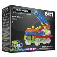 Laser Pegs 6 in 1 Fire Truck Building Kit