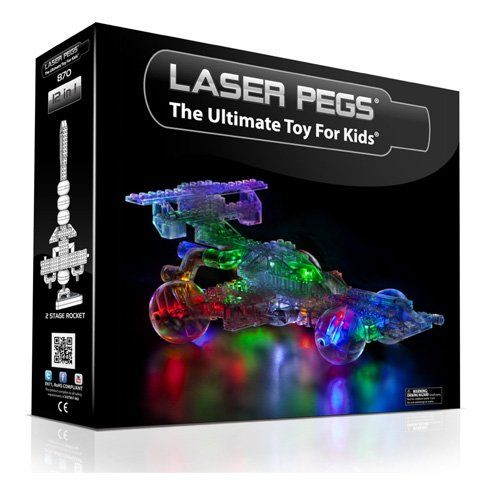  Laser Pegs 12-in-1 Indy Car Building Set