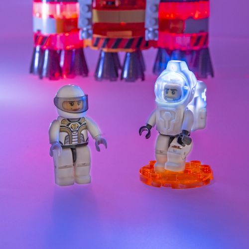  LASER PEGS Laser Pegs Mars Rocket