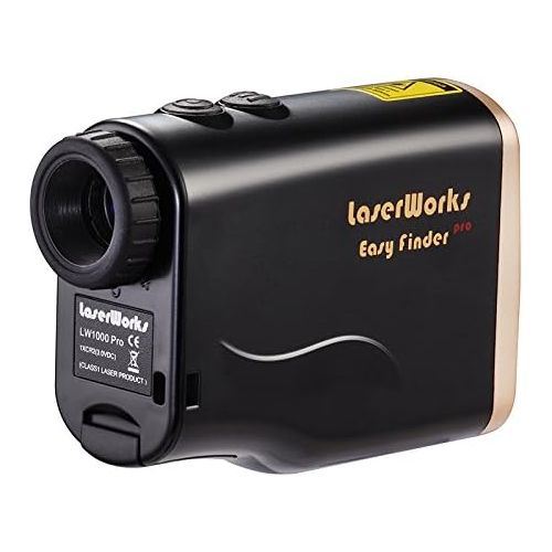  LaserWorks LW1000PRO Professional-Class Laser Rangefinder for Hunting and Golf,Fog Measurement,Waterproof Rangefinder