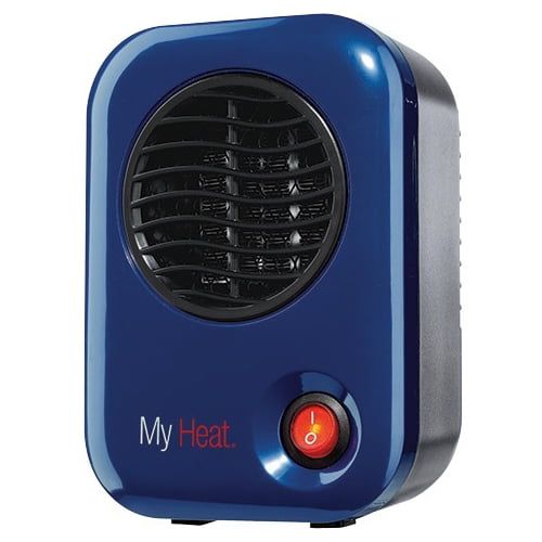 Lasko 102 MyHeat 200W Personal Ceramic Heater, Blue