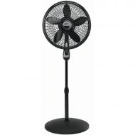 Lasko 18 Cyclone Pedestal Fan with Remote Control in Black