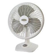 Lasko 16 3-Speed Oscillating Performance Table Fan with Tilt-back, Model 2506, White