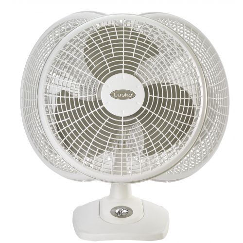  Lasko 16 3-Speed Oscillating Performance Table Fan with Tilt-back, Model 2506, White