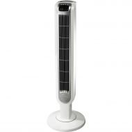 Lasko 36 3-Speed Oscillating Tower Fan with Remote Control and Timer, Model 2510, White