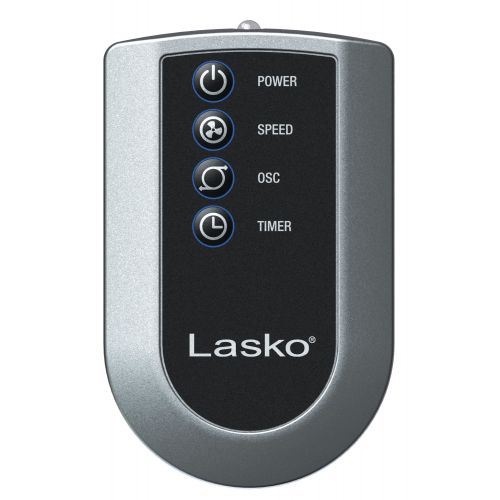  Lasko 36 3-Speed Oscillating Tower Fan with Remote Control and Timer, Model 2510, White